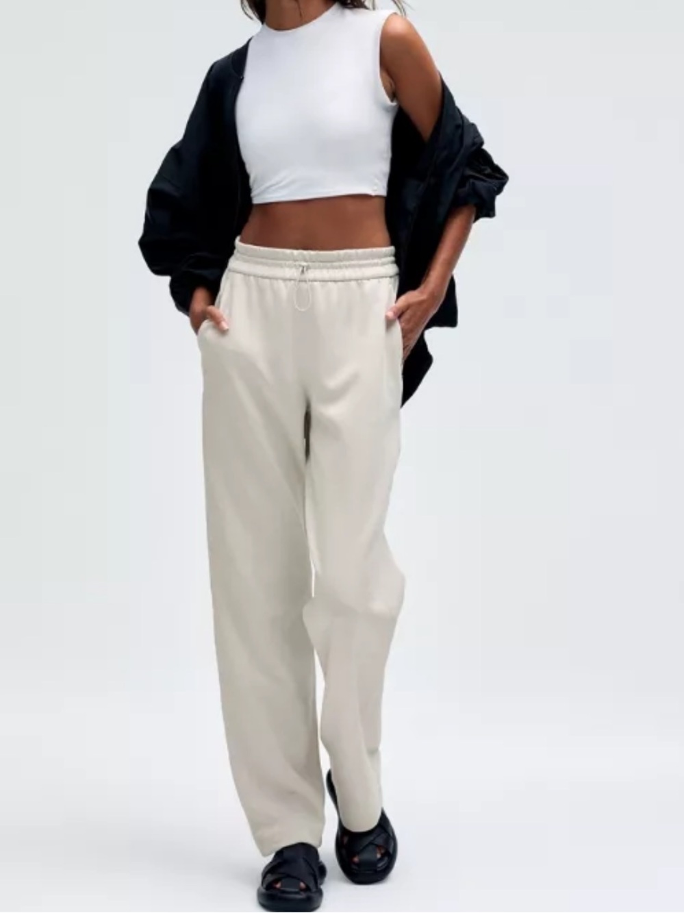 lululemon athletica Softstreme Wide Leg High Rise Pants - Picture 2 of 15